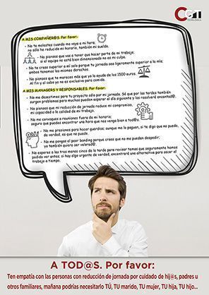 campaña “NO DISCRIMINES LAS REDUCCIONES DE JORNADA”