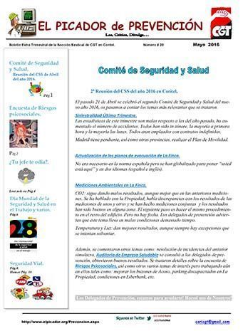 El Picador Extra Prevención 20 - mayo 2016
