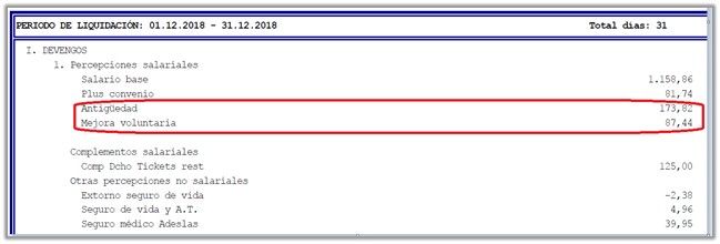 Nomina diciembre