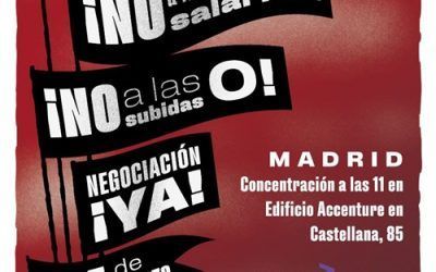 MAÑANA HUELGA DE 24 HORAS EN TODAS LAS OFICINAS DE TECNILÓGICA