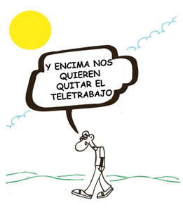 nos quieren quitar el teletrabajo