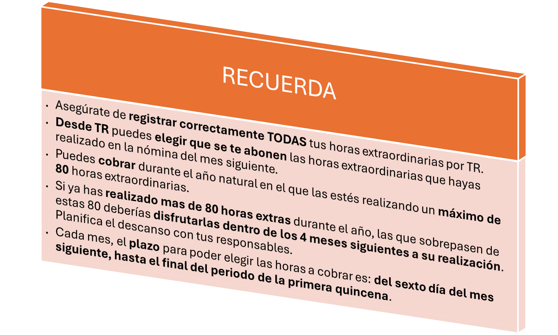 registra todas las horas extra