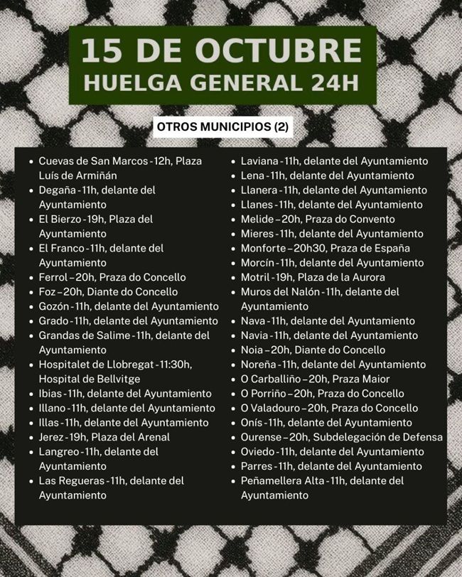 Huelga 15-0. Concentraciones y preguntas más frecuentes
